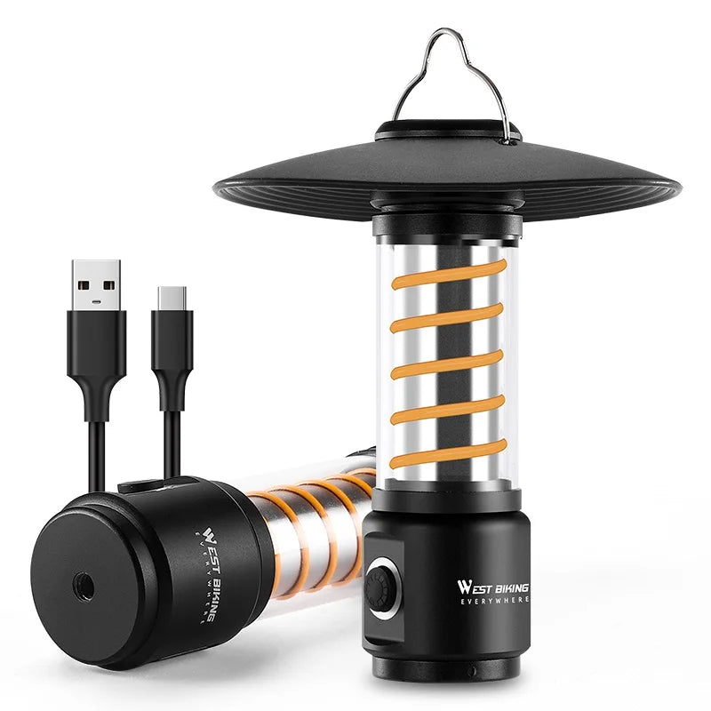 Rechargeable retro camping lamp