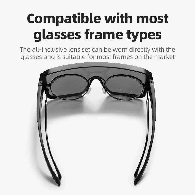 ROCKBROS SP348 sports sunglasses compatible with most prescription eyewear frames