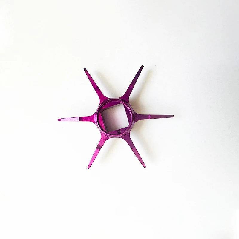 Purple RUKE aluminium reel wrench tool ideal for anglers maintaining baitcasting and spinning reels