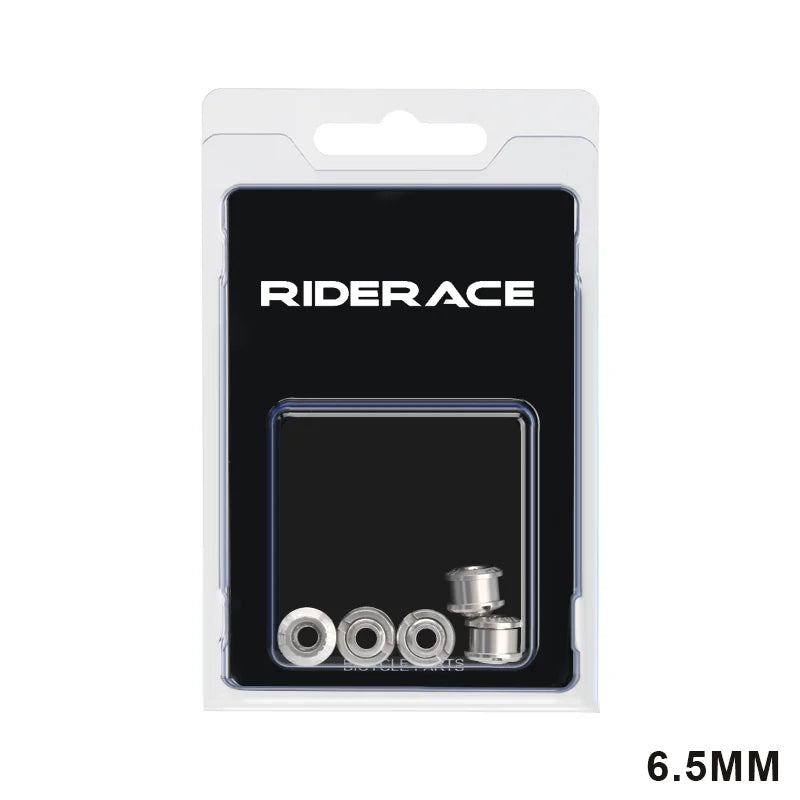 Silver bicycle chainring bolts packaged set 6.5mm