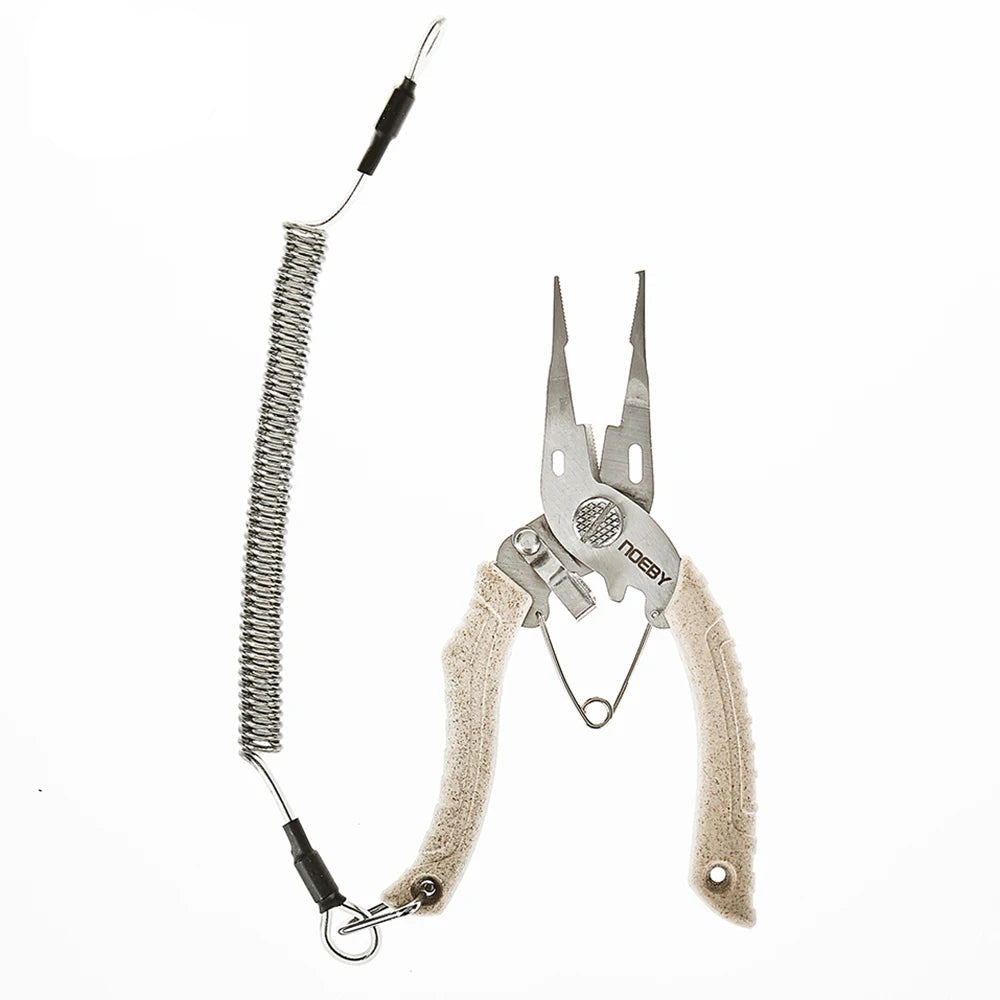 Stainless steel split ring fishing pliers tool for hook removal