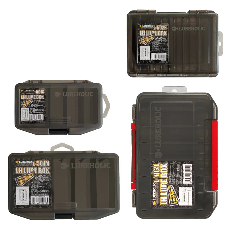 Range of waterproof lure boxes
