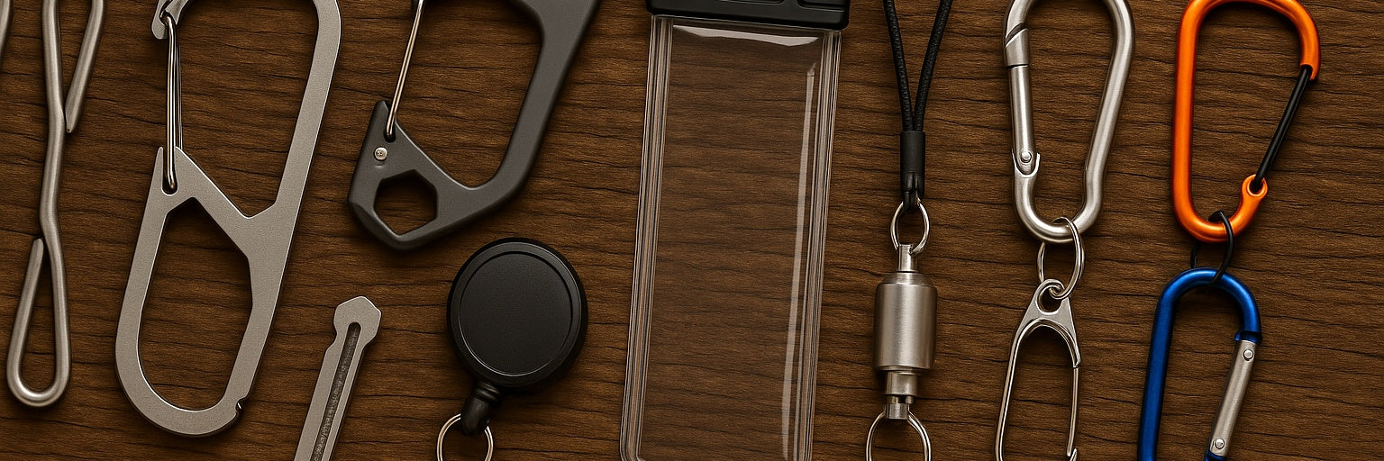 Clips and lanyard EDC accessories