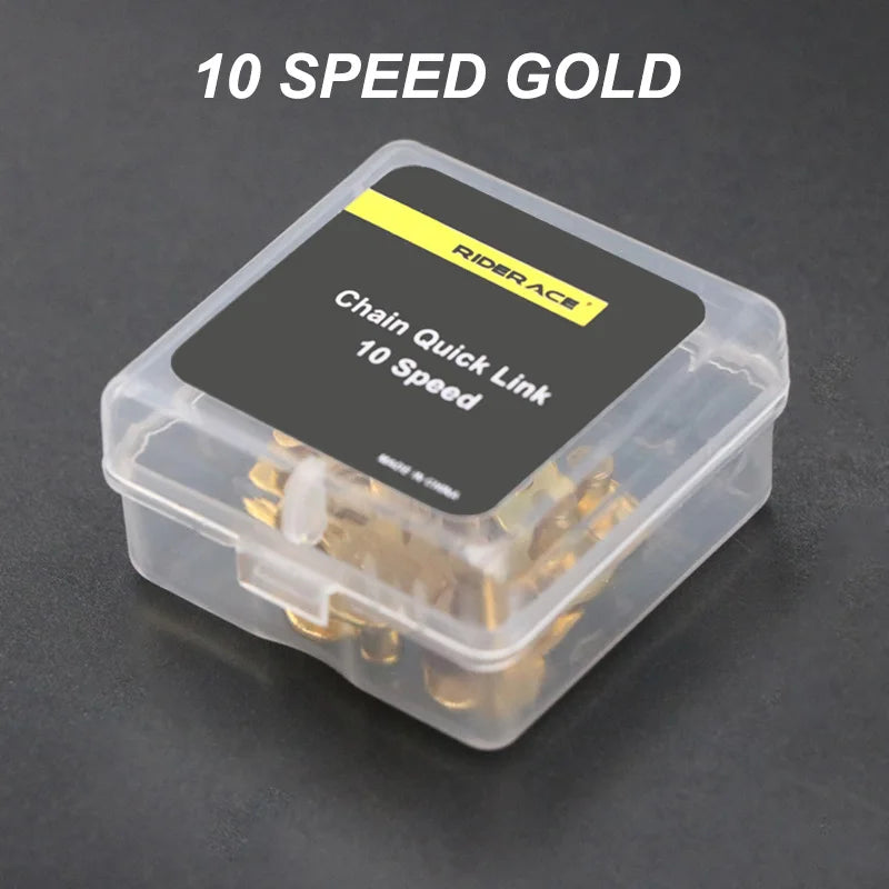 10 speed gold bicycle chain master links for quick installation