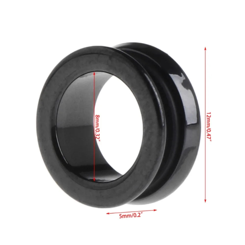 Diagram showing 10x7x4.8mm ceramic fishing line roller dimensions for reel repair