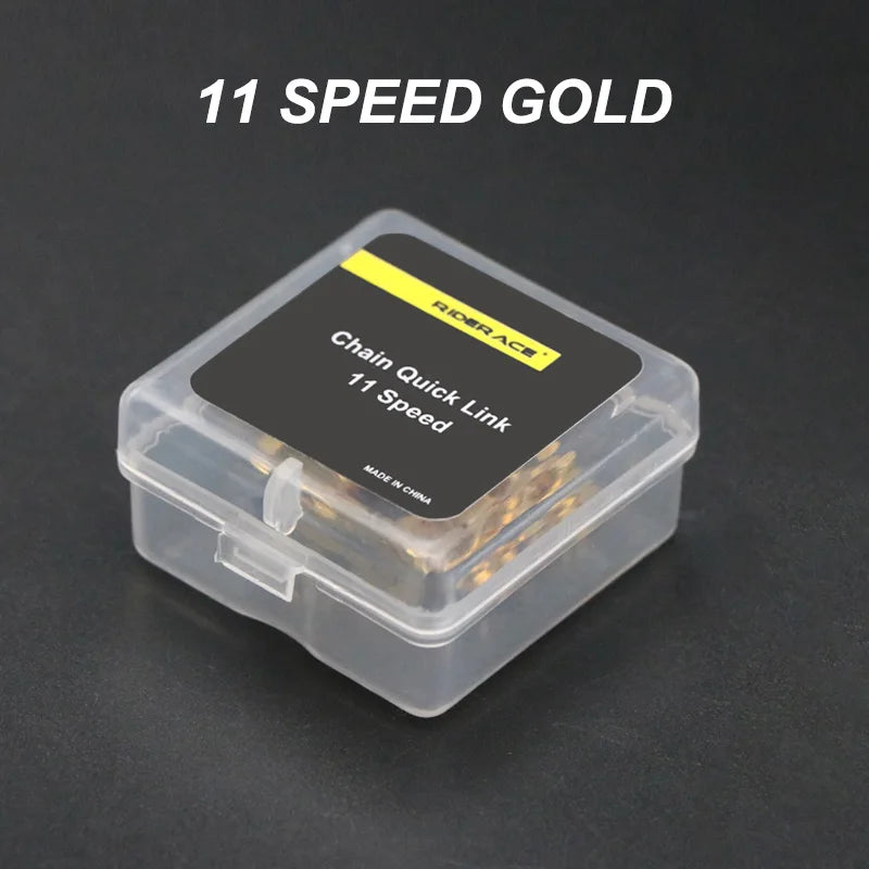 11 speed gold bicycle chain master links for chain maintenance