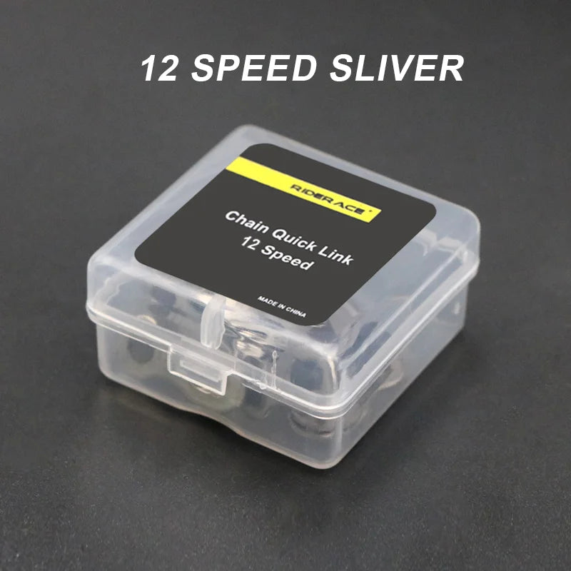 12 speed silver bicycle chain master links for modern drivetrains