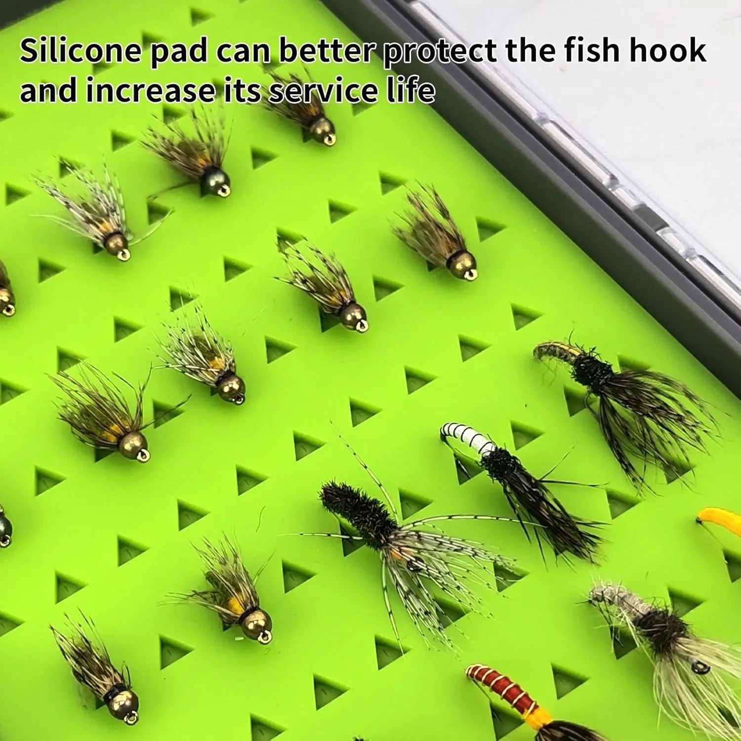 AVENTIK 100% Waterproof Fly Box – Transparent Silicone Fishing Storage for Secure Fly Organisation