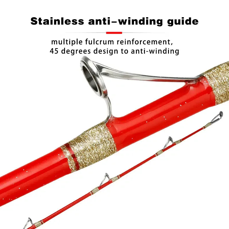 Ultra Hard Deep Trolling Glass Rod – Spinning & Casting 1.65m–2.1m