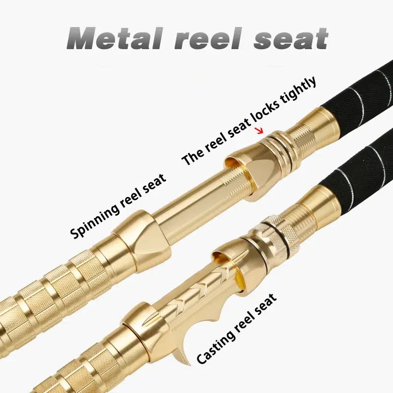 Ultra Hard Deep Trolling Glass Rod – Spinning & Casting 1.65m–2.1m