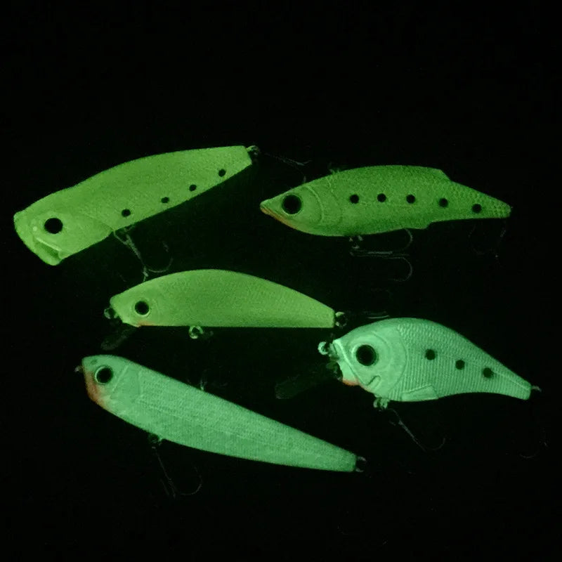 Luminous Crankbait Minnow Bait with 3D Eyes for Freshwater & Saltwater