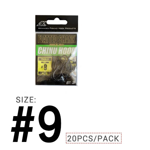JK Extra Sharp Golden Flat Chinu Hooks – High-Quality Iseama Fishing Hooks