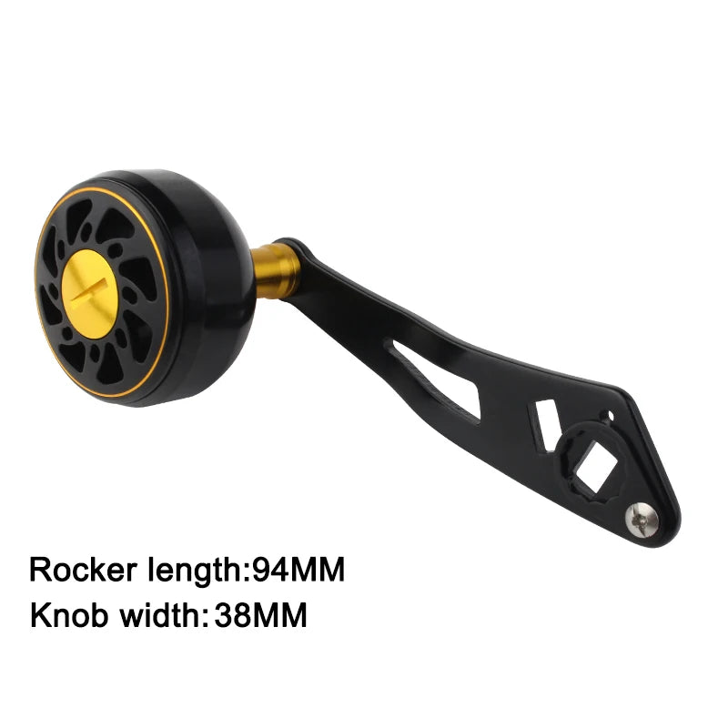 92MM Aluminium Reel Handle – 8x5mm Double-Hole for Baitcasting Reels