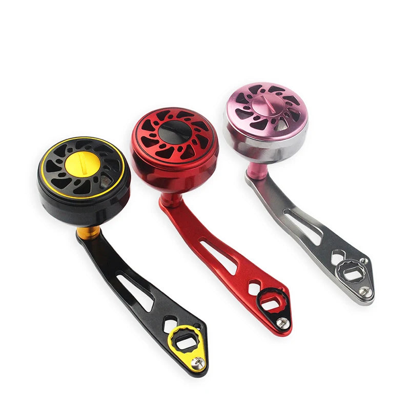 92MM Aluminium Reel Handle – 8x5mm Double-Hole for Baitcasting Reels