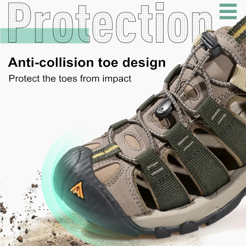 Men's Summer Sandals – Breathable Outdoor Water Hiking & Camping Sandals