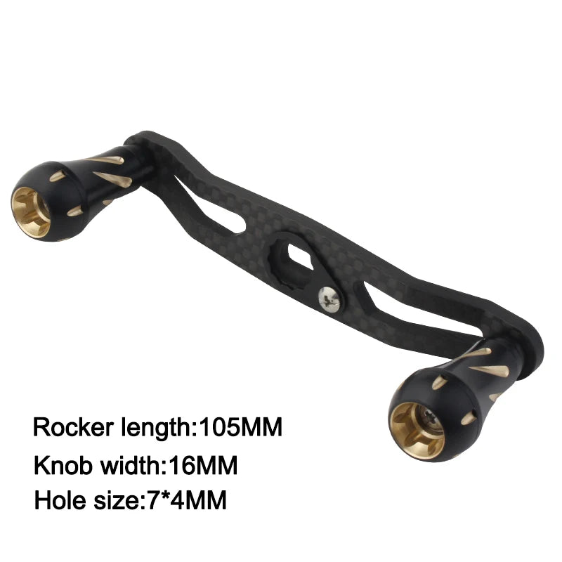 105MM Carbon Handle for Baitcasting Reels – 7x4mm Fit for SHI# Reels