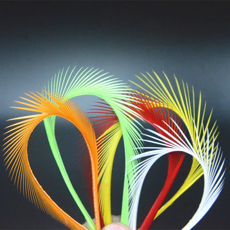 20PCS Goose Biot Feathers 12–16cm for Fly Tails & Legs