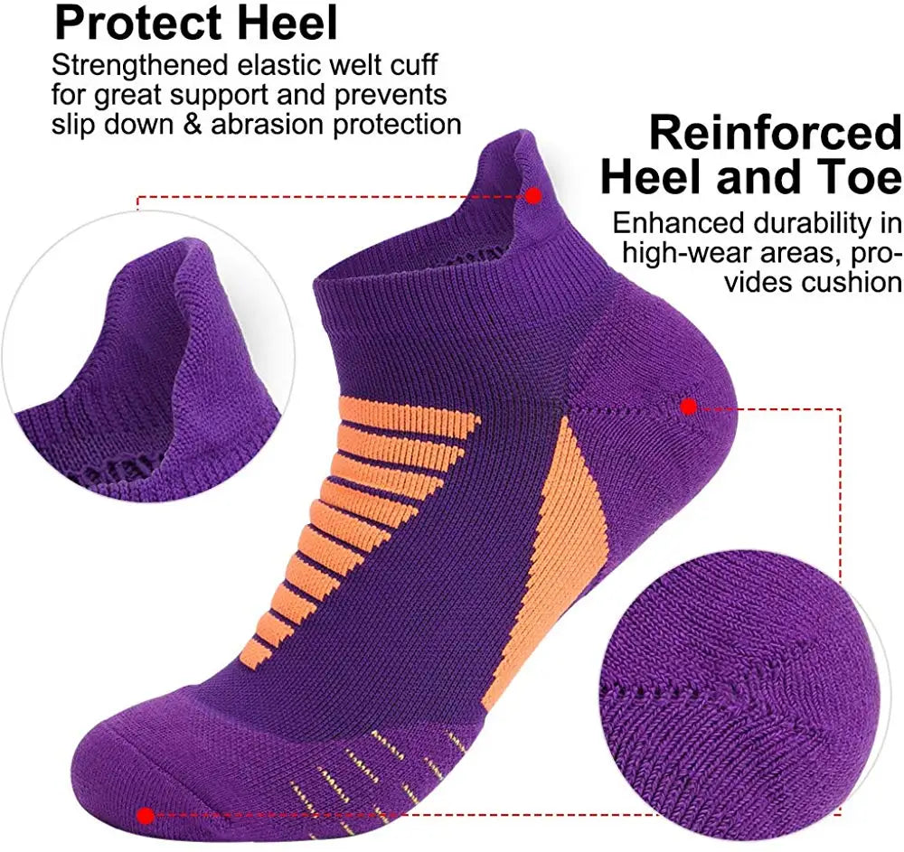 Thick Cotton Sports Socks – Breathable Cushioned Fit for Men