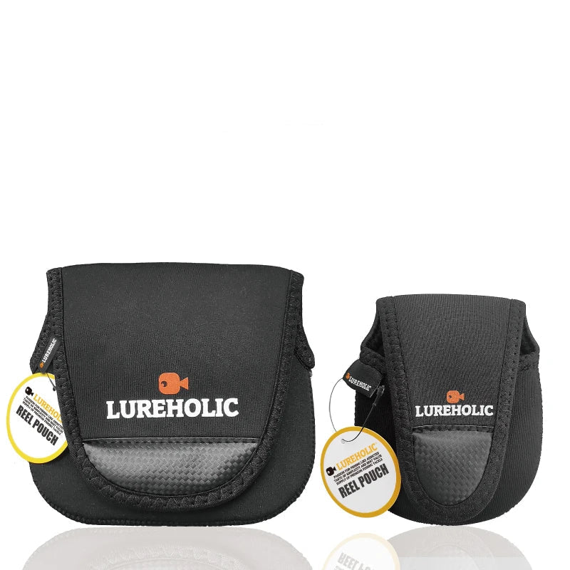 LUREHOLIC Thick Neoprene Reel Pouch – Protective Fishing Reel Case for Spinning & Casting Reels