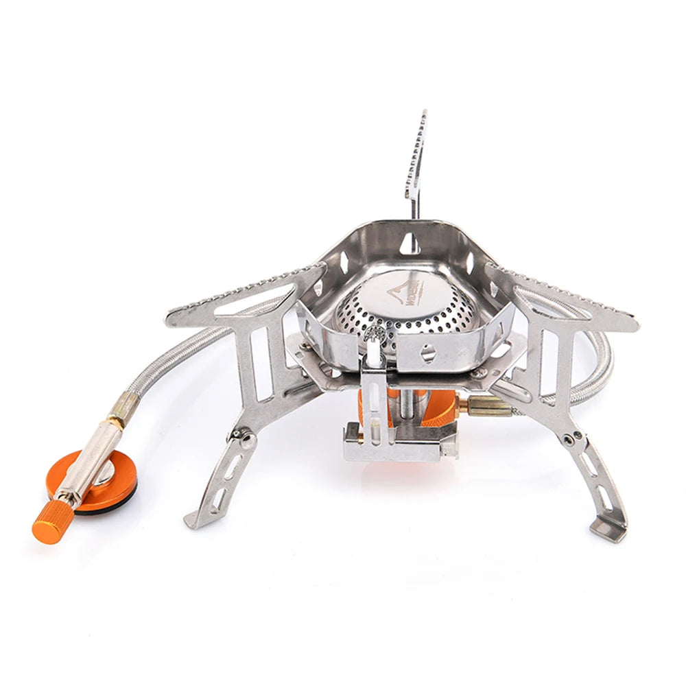 WIDESEA Windproof Camping Gas Burner – Portable Outdoor Stove with Strong Fire for Hiking & Survival