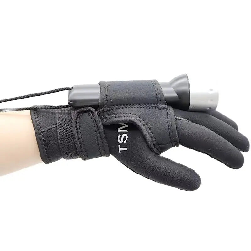 Nylon Scuba Diving Flashlight Gloves – Underwater Photography & Hunting Gear for Water Sports