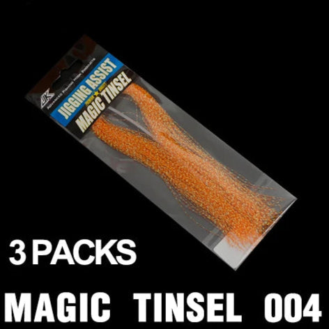 JK Glow UV Holographic Tinsel – Twisted Flashabou for Jig Hook Assist & Lure Making