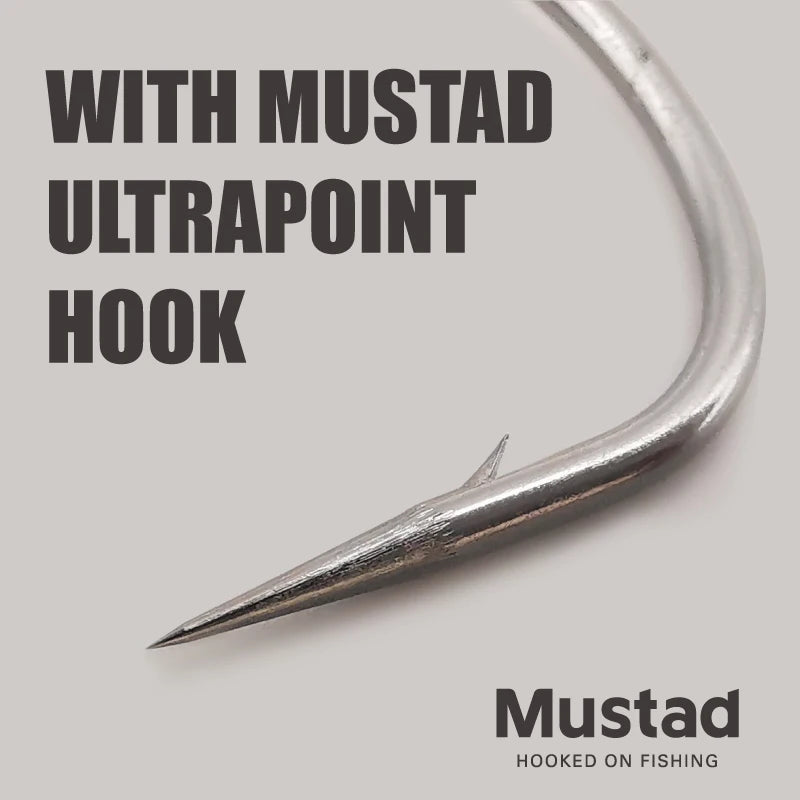 2/4PCS Weighted Worm Hooks – Wide Gap Barbed Hooks With Lead Weight For Soft Lures