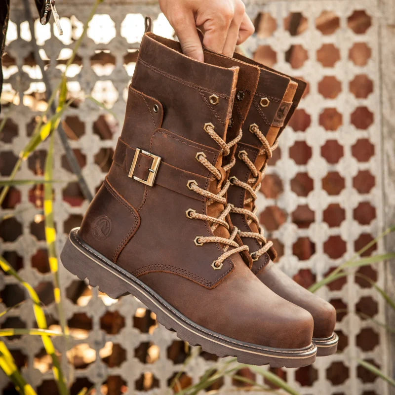 Waterproof Winter Trekking Boots for Outdoor Adventure & Tactical Performance