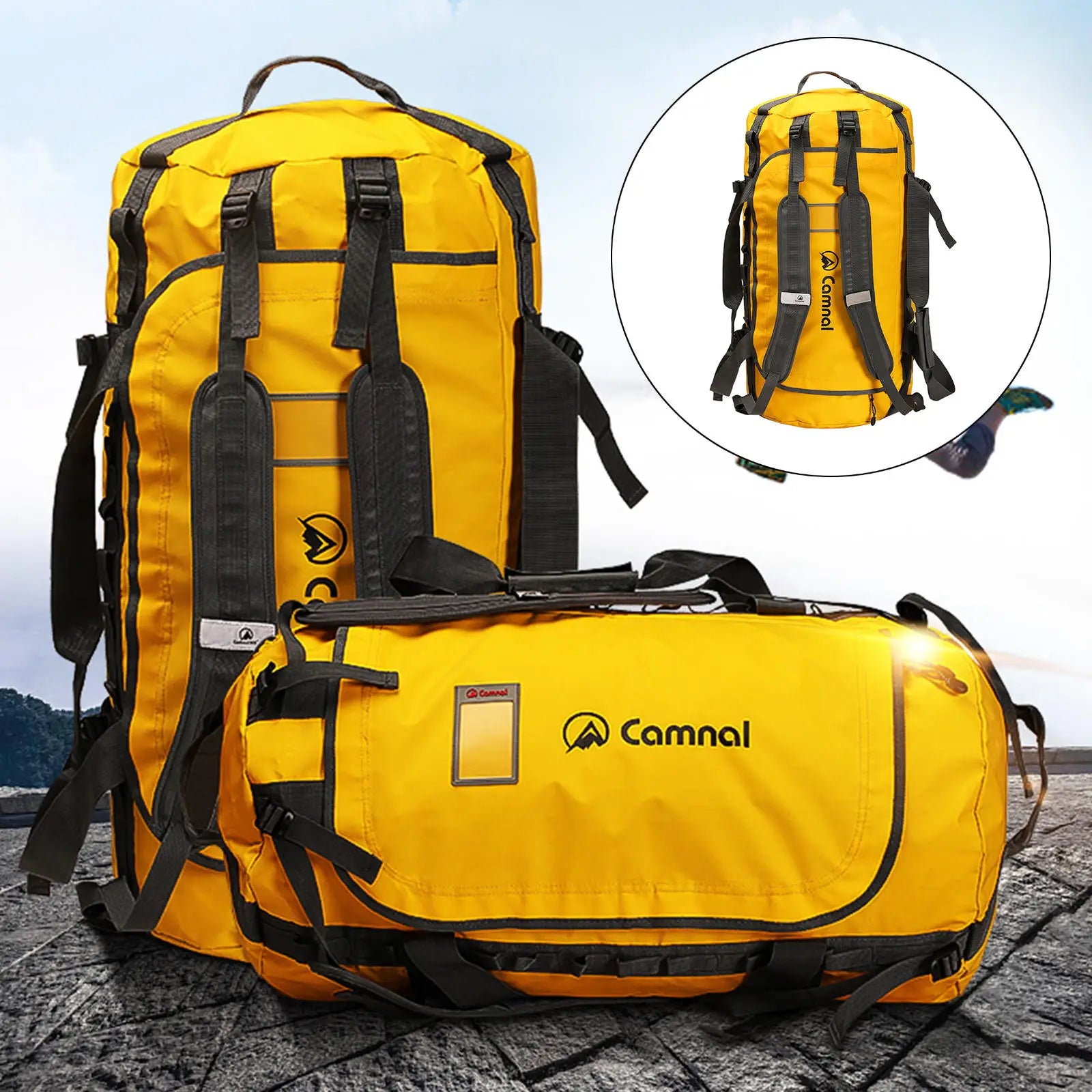 SUNNIMIX 100L Waterproof Camping Backpack – Large Capacity Hiking, Climbing & Travel Rucksack