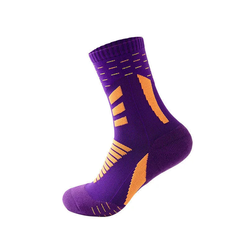 Thick Cotton Sports Socks – Breathable Cushioned Fit for Men