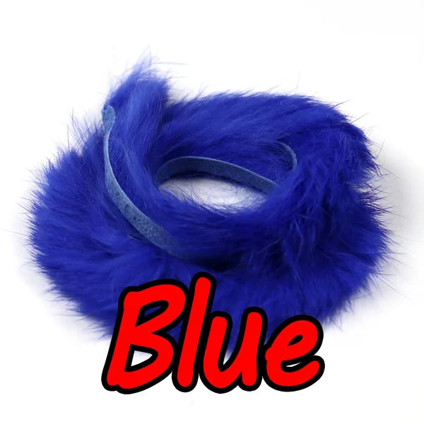 Rabbit Fur Zonker Strips 5mm – 2PCS for Streamer Fly Tying