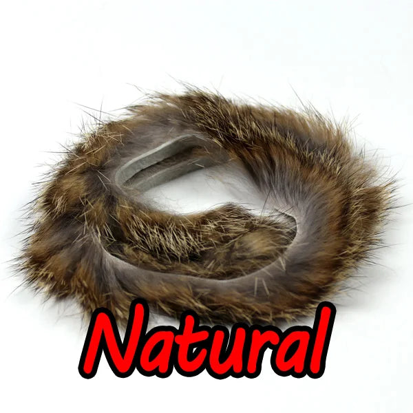 Rabbit Fur Zonker Strips 5mm – 2PCS for Streamer Fly Tying
