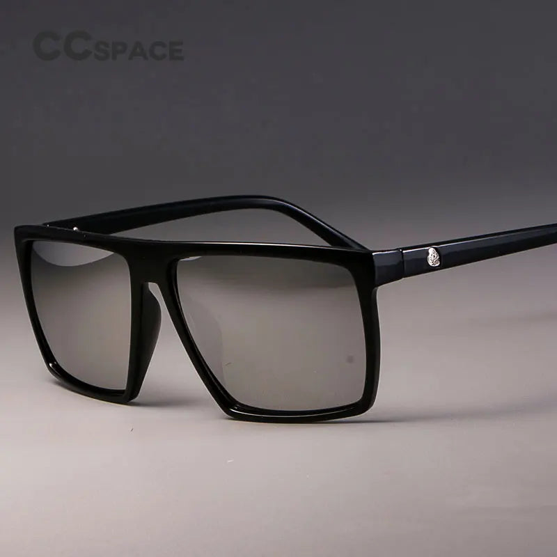 CCSPACE Kulou Retro Steampunk Square Sunglasses – UV400 Fashion Shades for Men & Women