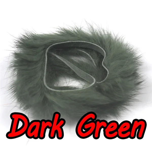 Rabbit Fur Zonker Strips 5mm – 2PCS for Streamer Fly Tying