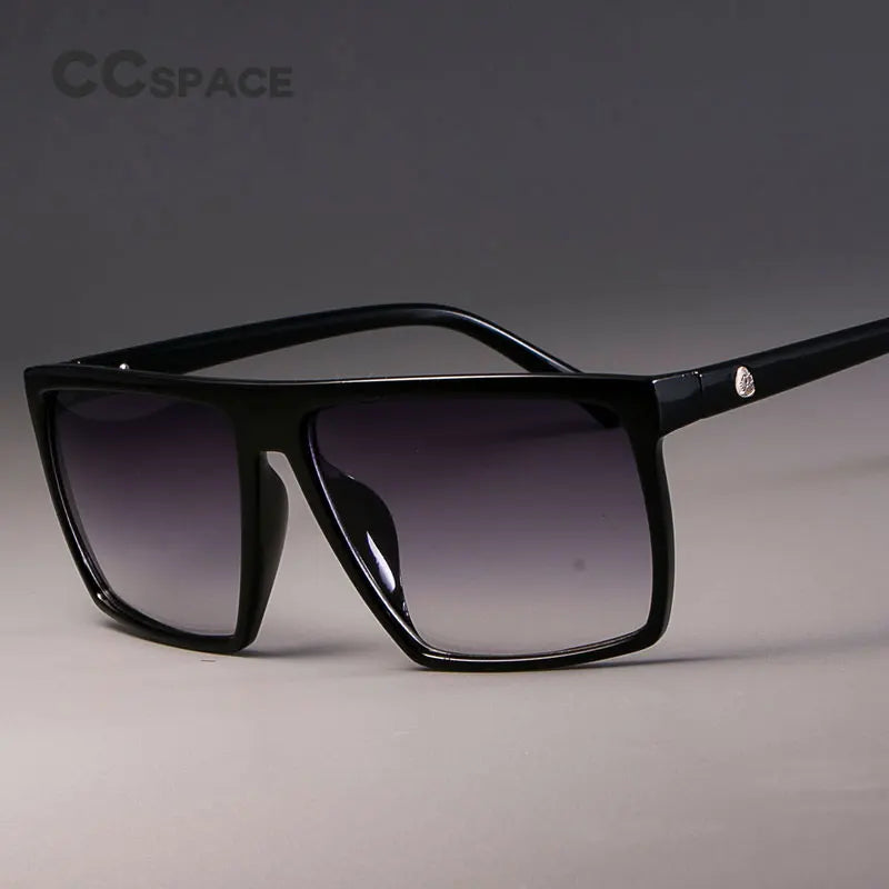 CCSPACE Kulou Retro Steampunk Square Sunglasses – UV400 Fashion Shades for Men & Women