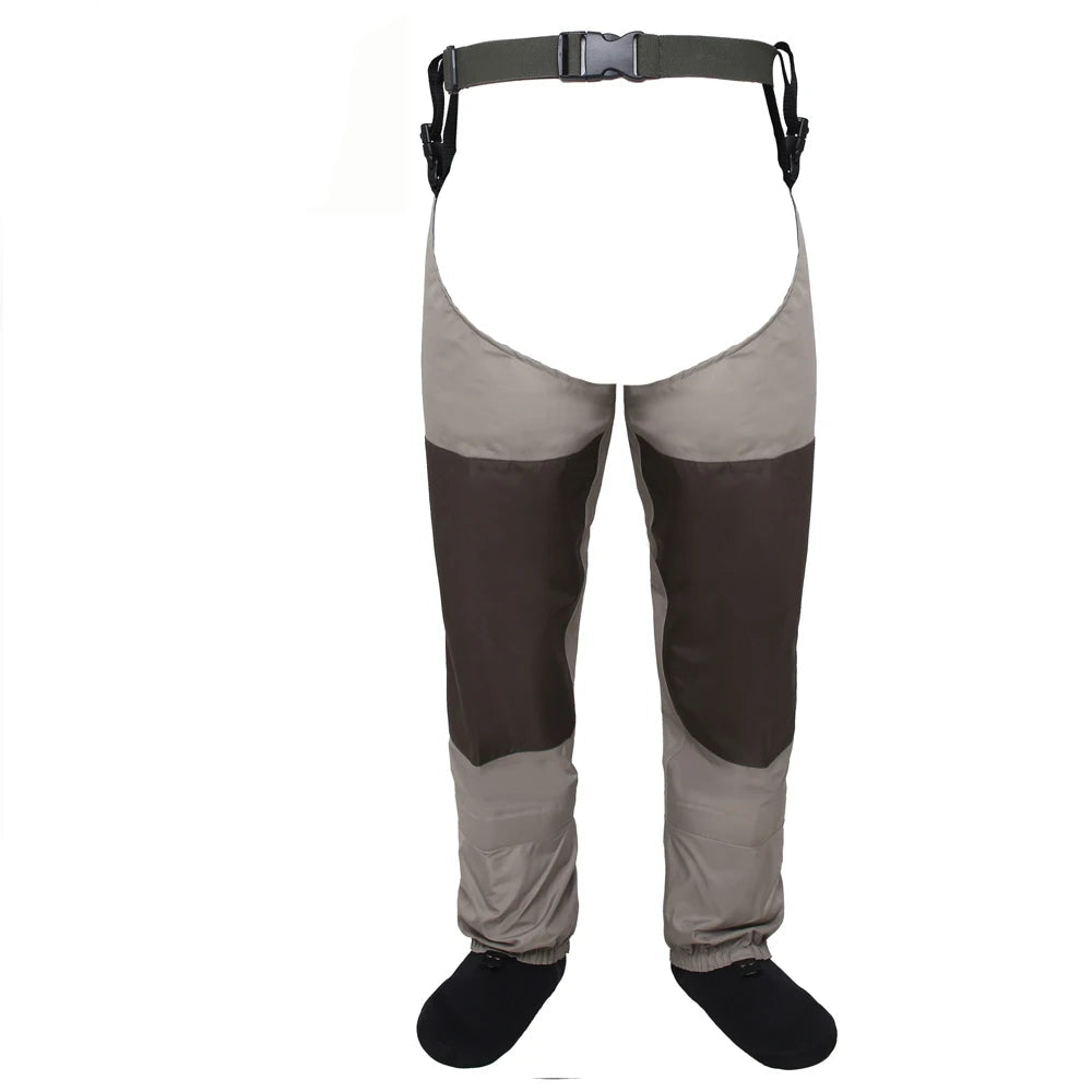Breathable Stockingfoot Hip Waders – Waterproof Thigh Waders with Waist Belt