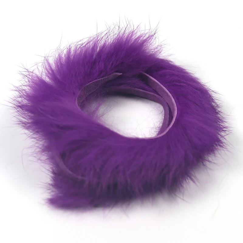 Rabbit Fur Zonker Strips 5mm – 2PCS for Streamer Fly Tying