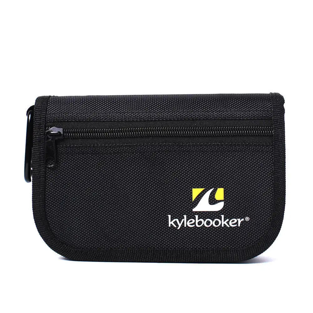 KYLEBOOKER Fishing Lure Storage Bag – Water-Resistant Spinner Bait Wallet Case