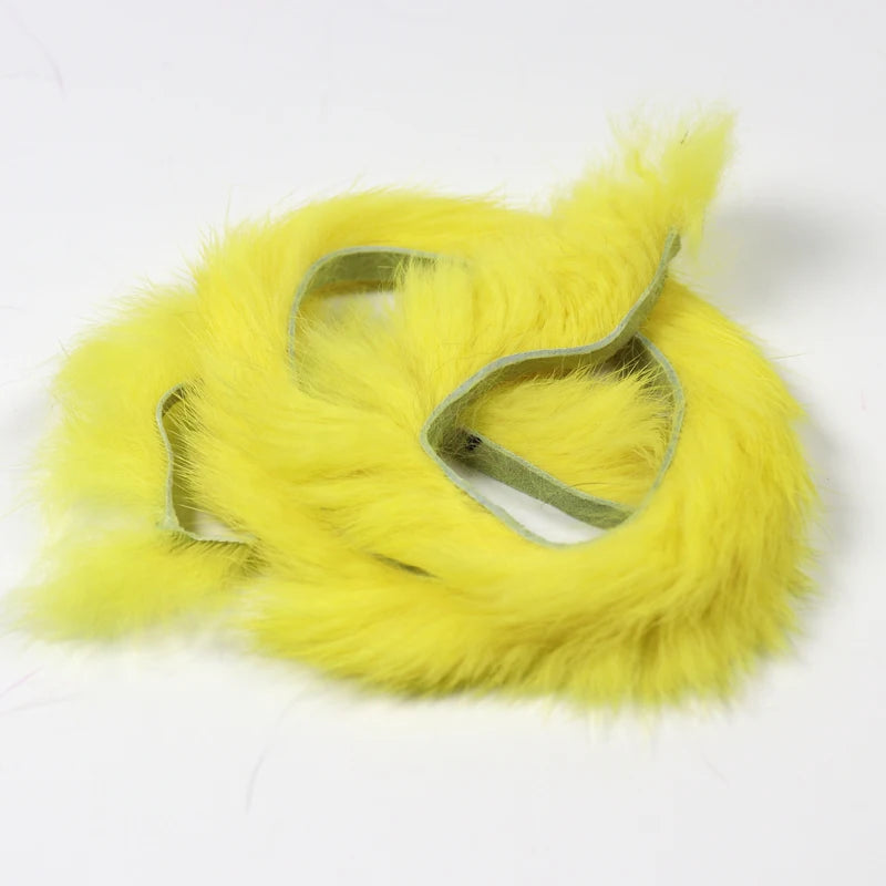 Rabbit Fur Zonker Strips 5mm – 2PCS for Streamer Fly Tying