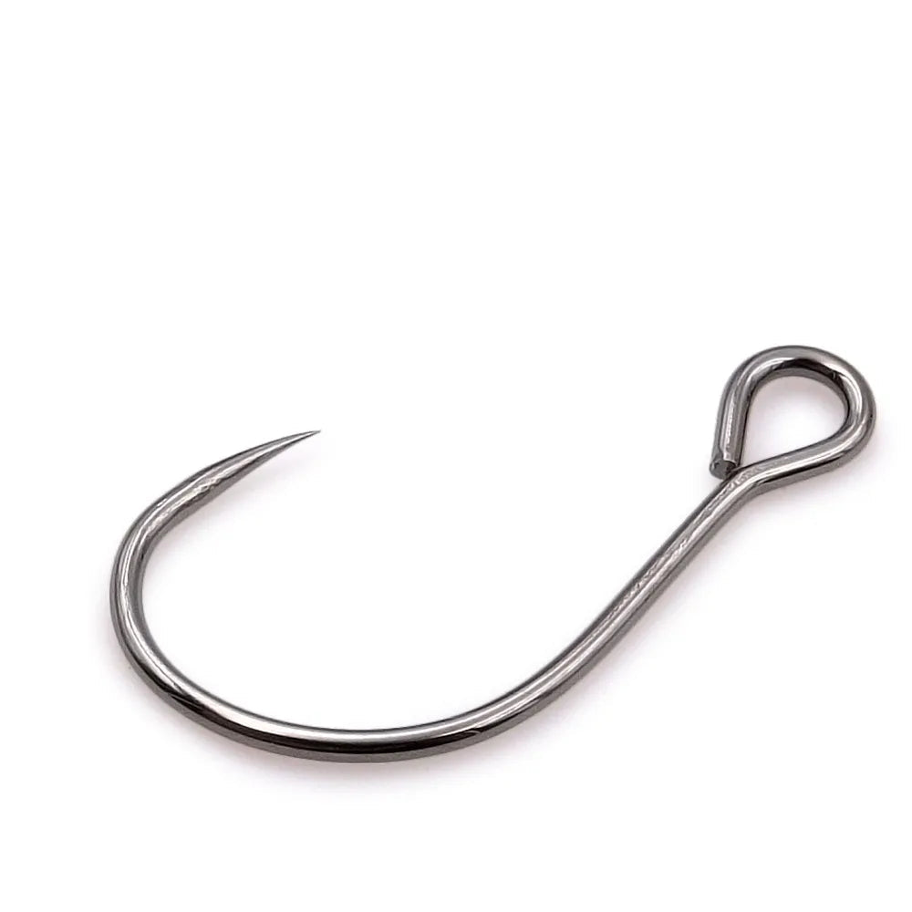 10PCS Big Ring Lure Hooks – Barbless Hooks for Mini Crankbaits & Small Minnows