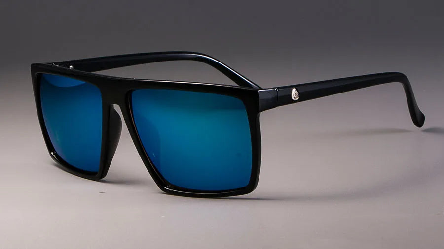 CCSPACE Kulou Retro Steampunk Square Sunglasses – UV400 Fashion Shades for Men & Women
