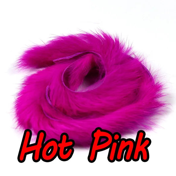 Rabbit Fur Zonker Strips 5mm – 2PCS for Streamer Fly Tying