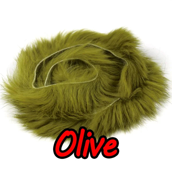 Rabbit Fur Zonker Strips 5mm – 2PCS for Streamer Fly Tying