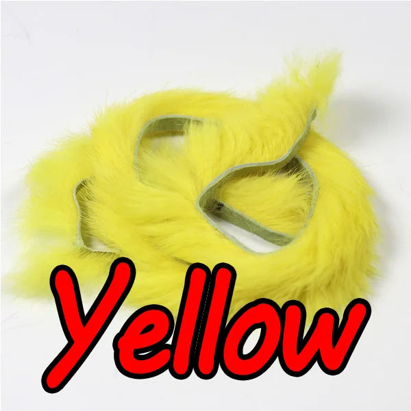 Rabbit Fur Zonker Strips 5mm – 2PCS for Streamer Fly Tying