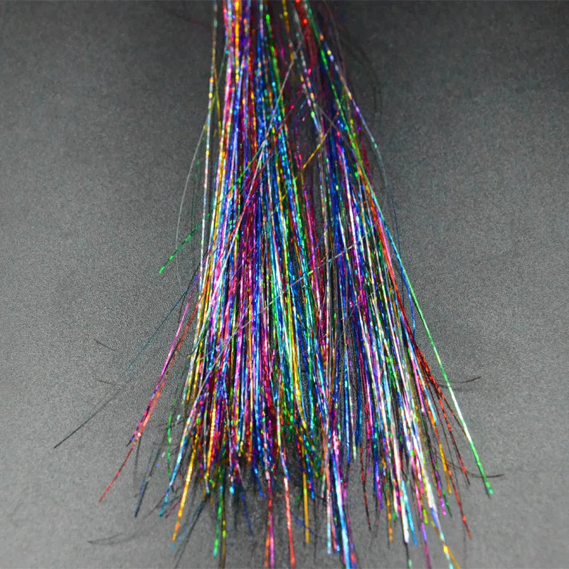 3-Pack Rainbow Flashabou Tinsel for Wet Flies & Streamers