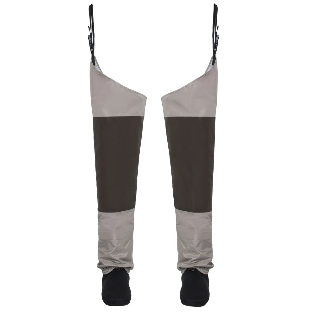 Breathable Stockingfoot Hip Waders – Waterproof Thigh Waders with Waist Belt