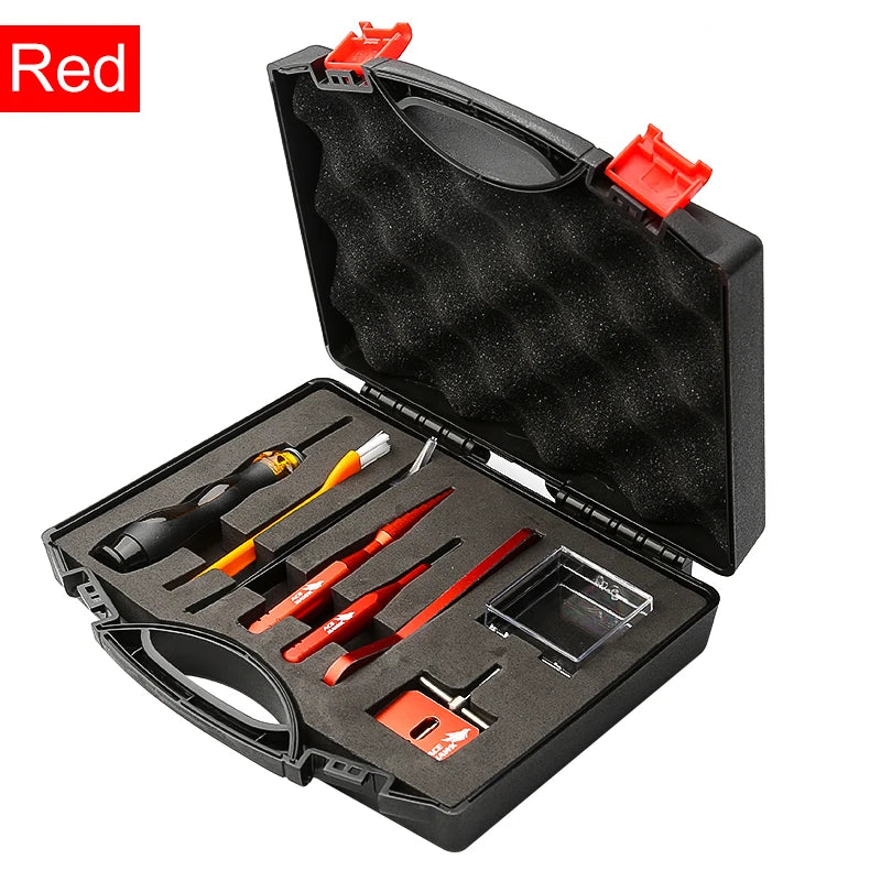DIY Baitcasting Reel Repair Kit with Tools, Pullers & Storage Box
