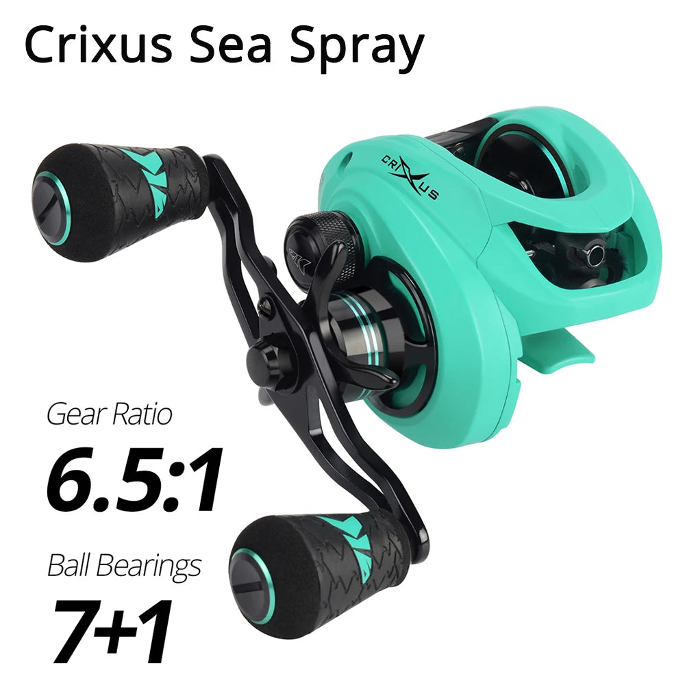 High-Performance Baitcasting Reel – 8kg Drag, 7+1BB, Lightweight