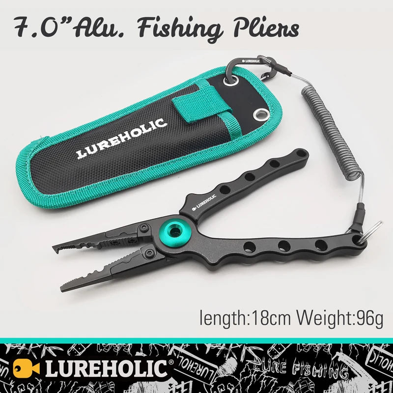 Aluminium Fishing Pliers and Fish Grip Combo for Hook Control