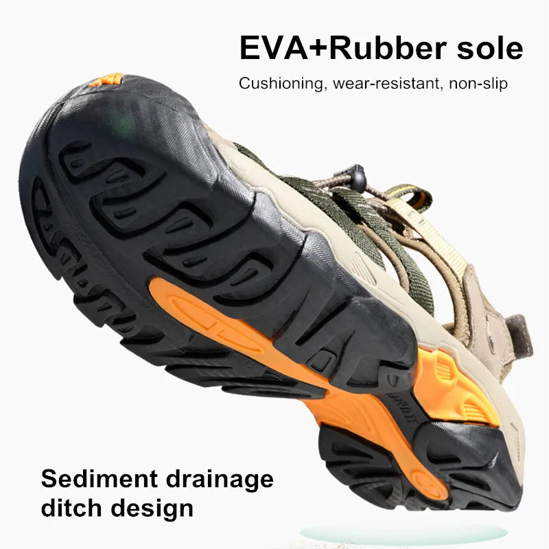 Men's Summer Sandals – Breathable Outdoor Water Hiking & Camping Sandals